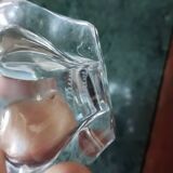 Pair of Daum crystal salt cellars