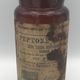 Jar old pot of pharmacy of hospitals in brown glass "peptone cornelis"