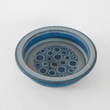 Blue ceramic bowl, Danish design, 1960s, manufacturer: MA&S, designer: Mari