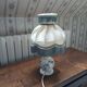 Lampe en céramique décor fleuri