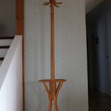 Portemanteau porte-parapluie BAUMANN clair tête olive