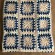 Cover, square plaid granny, vintage