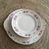 Serving dish with a light border