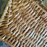 Wicker wall basket