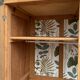 Parisian art deco wardrobe solid raw wood wardrobe