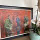 Oil on canvas Asian family