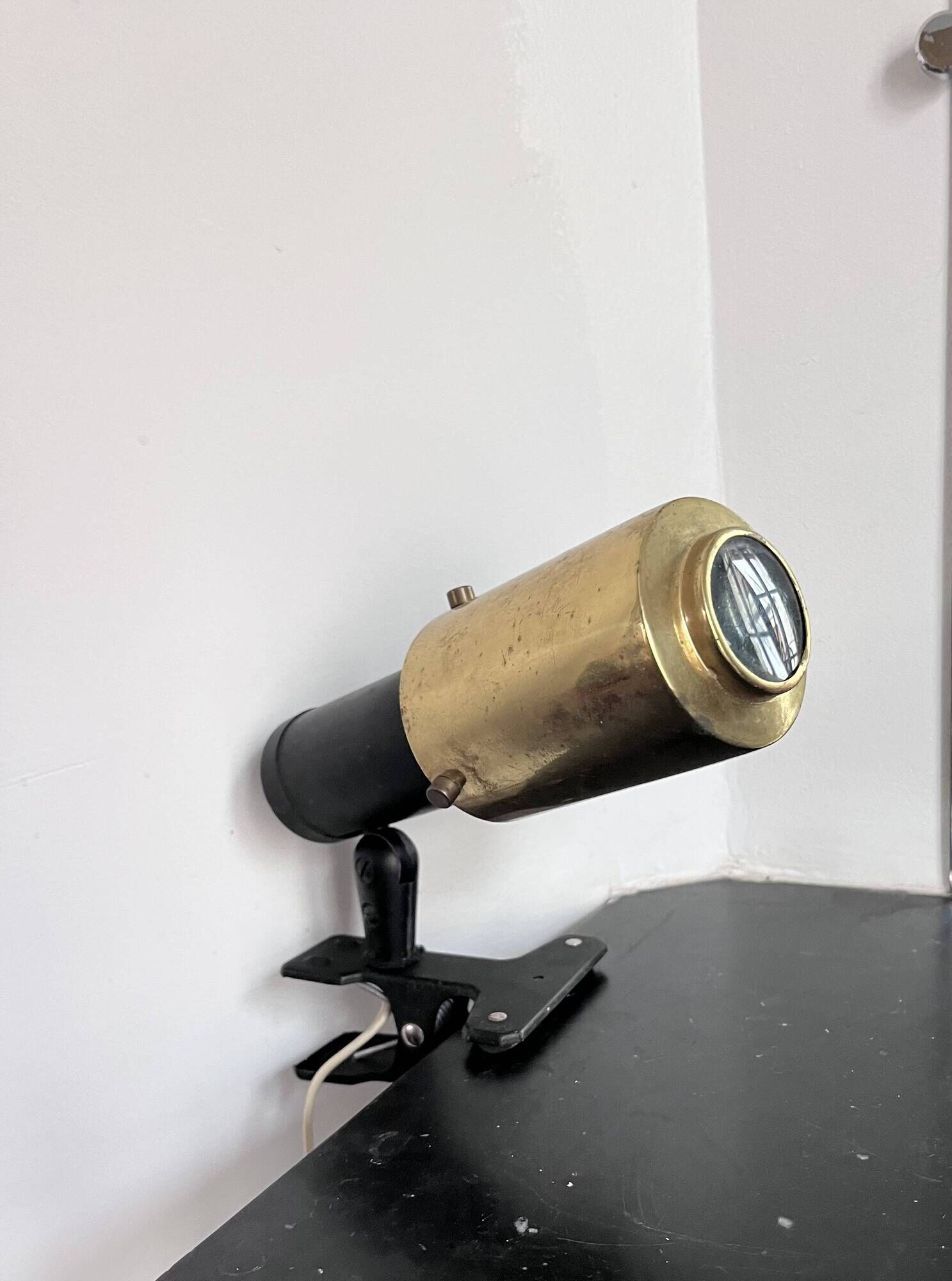Zodiac clamp spotlight by Jacques Biny for Lita