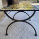 Jean Lurçat at Saint-Vincent Coffee table in wrought iron 1950