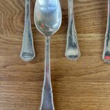 Set of 6 Apollo silver-plated soup spoons
