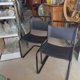 Pair of Bauhaus Thonet S33 chairs