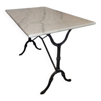 Marble top bistro table