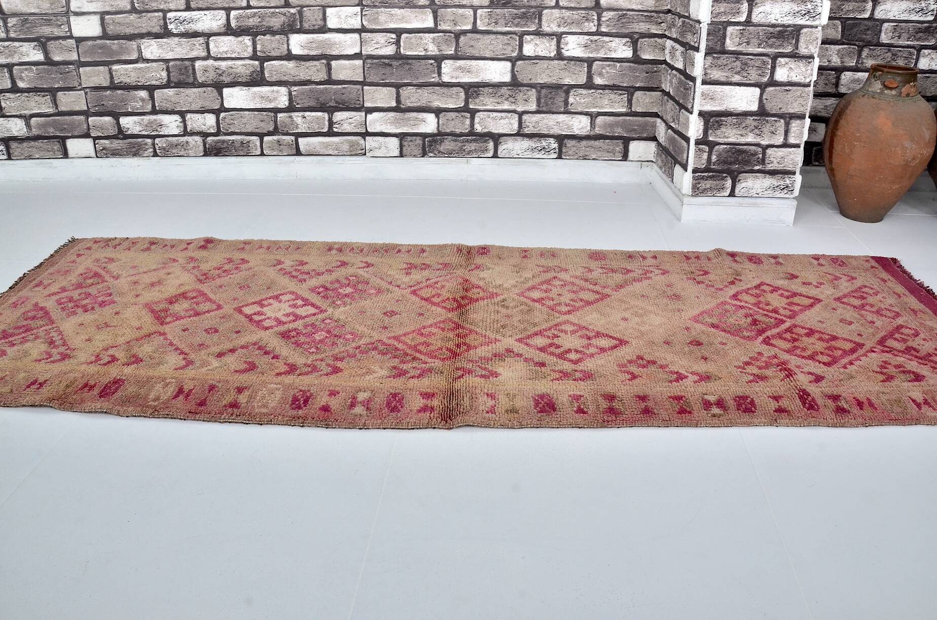 Oushak Anatolian Hallway Runner Rug sku 2197