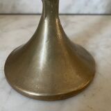 Solid Brass Brutalist Chandelier