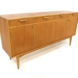 Scandinavian enfilade in teak and oak, Bertil Fridhagen, Bodafors, Sweden, 1960