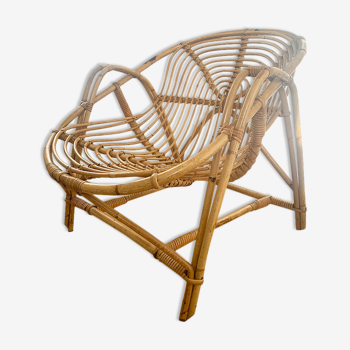 Rattan armchair