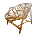 Rattan armchair