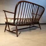 ERCOL England 2-seater bench circa 1960