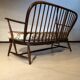 ERCOL England 2-seater bench circa 1960