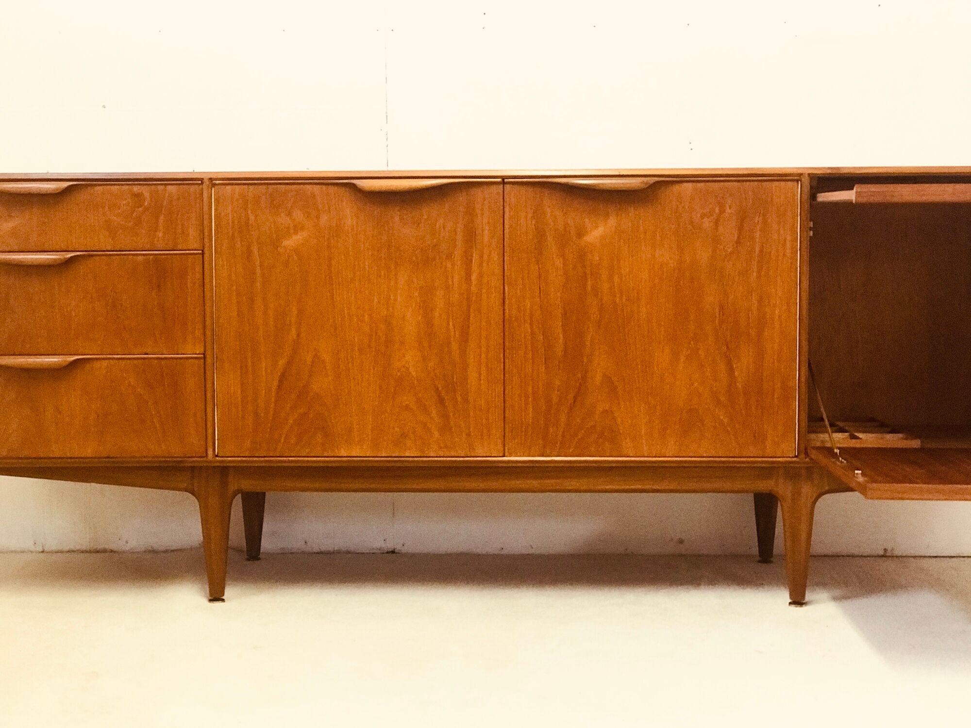 McIntosh teak sideboard made in Scotland in the 60’s designed by Tom Robertson