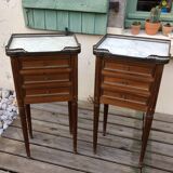 2 bedside tables Louis XVI style