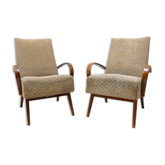 Pair of midcentury armchairs by Jaroslav Šmídek, 1960´s