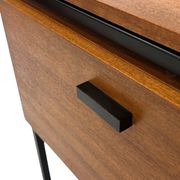 Vintage Small Audio Furniture TV Cabinet Cupboard 1960s Teak Veneer