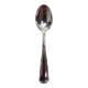 Silver-plated metal cutlery set of 12 teaspoons