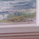 Landscape oil on canvas signed