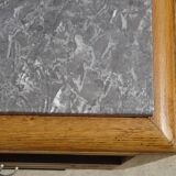 Art Deco bedside table in oak, restored