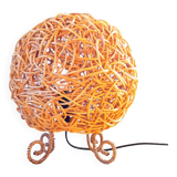 Rattan ball lamp