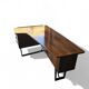 Midcentury Boomerang bureau van Peter Løvig Nielsen voor Hedensted