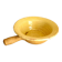 Frying pan, old caquelon, yellow glazed earthenware from the south of France.