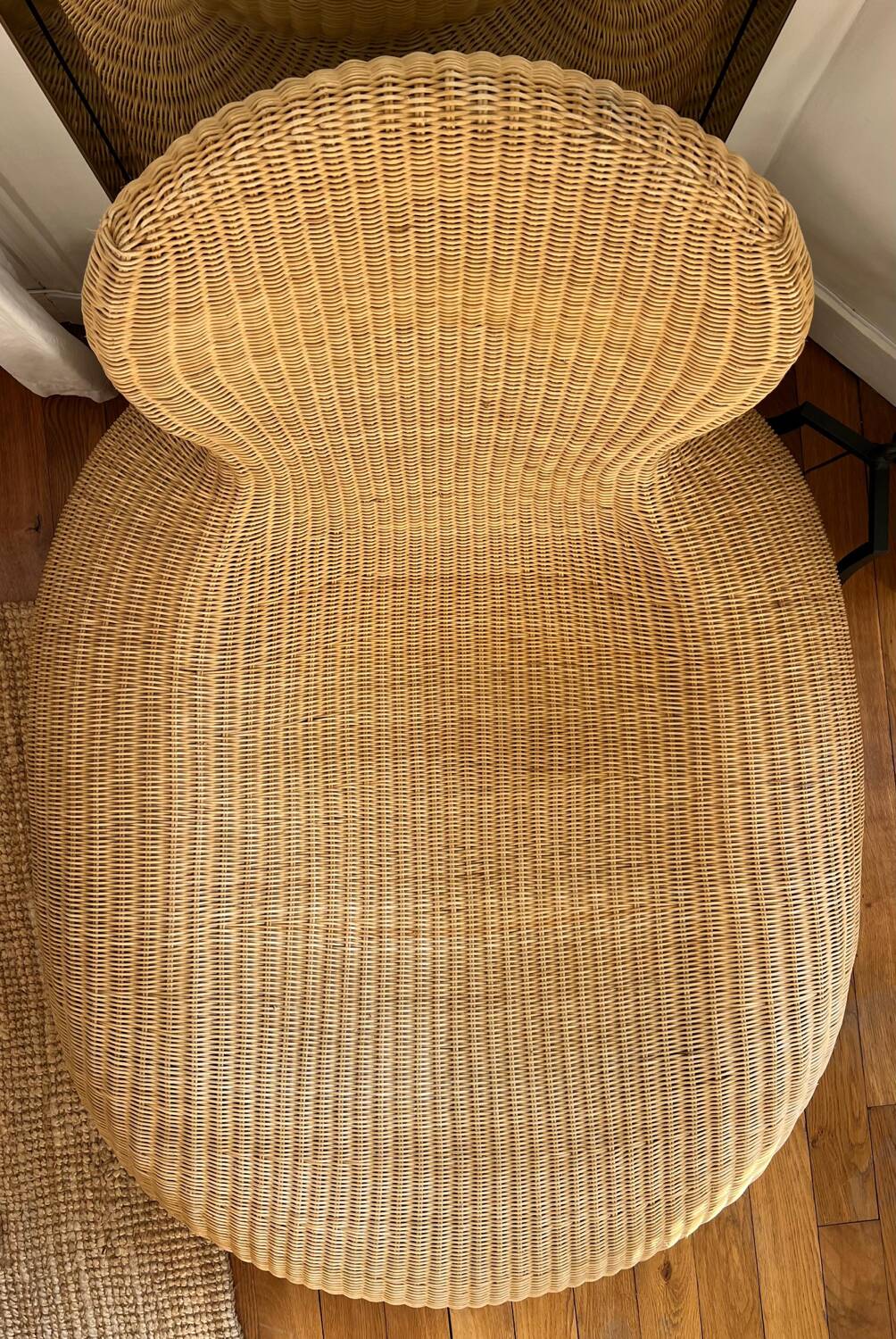 Strovik Wicker and Rattan Armchair - Carl Öjerstam for IKEQ