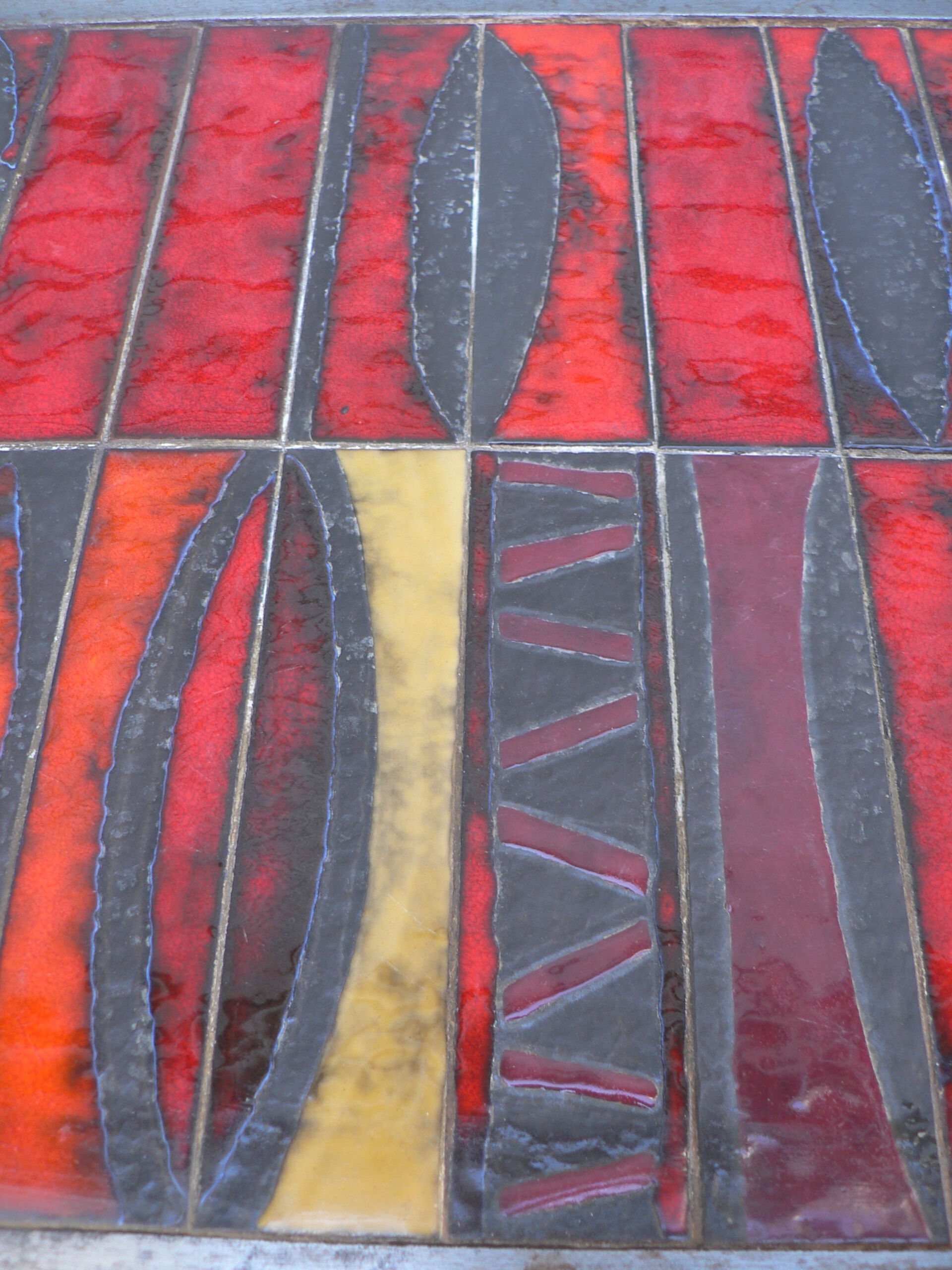 1960 ceramic coffee table