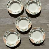 5 Longwy hollow plates