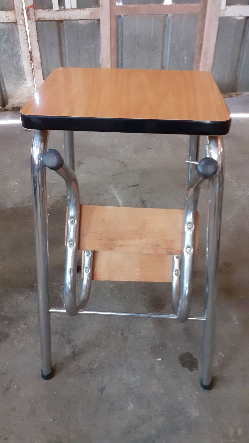 Vintage folding stepladder