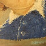 Portrait d’enfant, peinture à l’huile