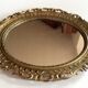 Wooden wall mirror - florentine style - vintage from the 70s
