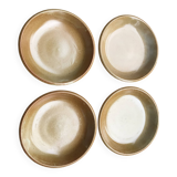 4 Assiettes creuses Grès de Brenne