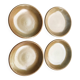 4 Assiettes creuses Grès de Brenne