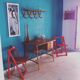 Office vintage rattan.