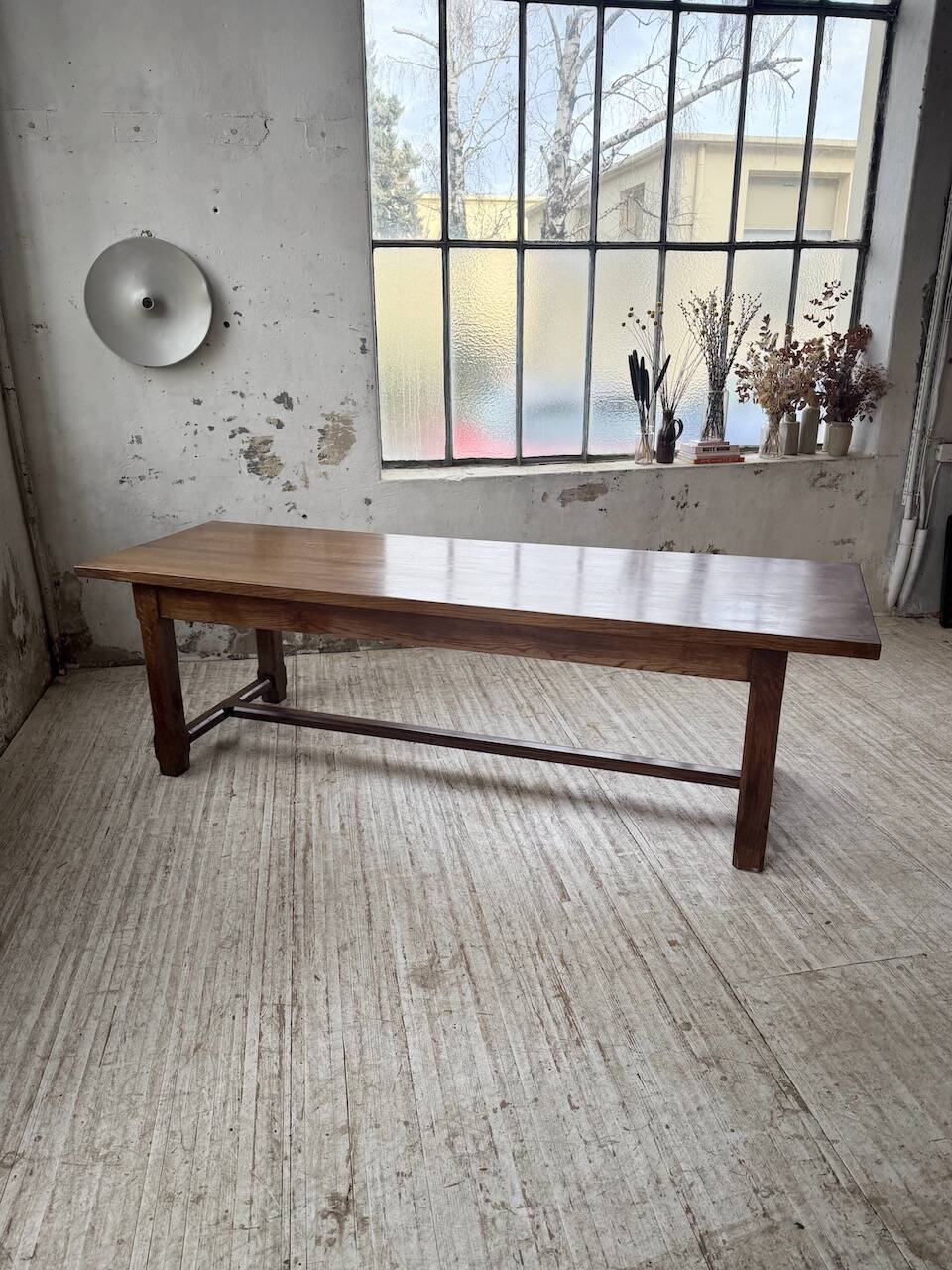 Table de ferme XL en chêne massif
