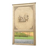 Directoire mirror or overmantel, stuccoed and painted wood, early 19th century.