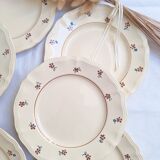 Dessert or starter plates Digoin Sarreguemines