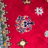 Tapis ancien maroc rabat fait main 148x212 cm