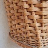 Wicker heart basket