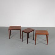Tables gigognes de Svenn Eske Kristensen pour Pontoppidan, Danemark 1960