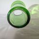 Vintage green glass vase – flared neck – 1960s/70s