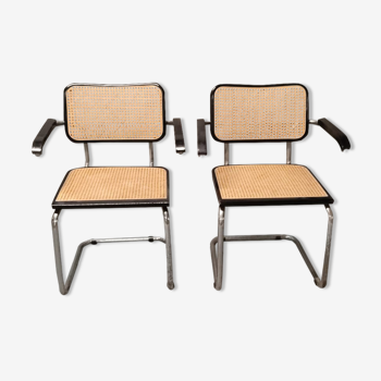 Paire de fauteuils Cesca par Marcel breuer