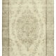 Hand-Knotted Wool Turkish Beige Rug 190 cm x 300 cm